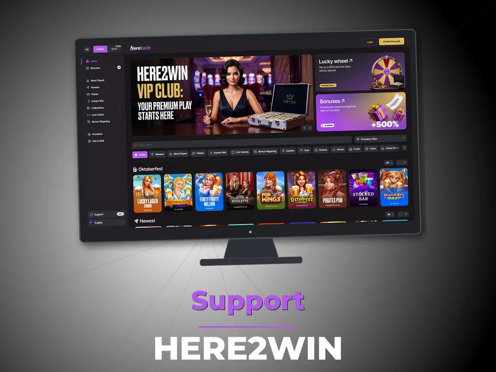 Here2win - Support