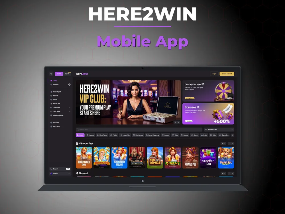 Here2win - Mobile App